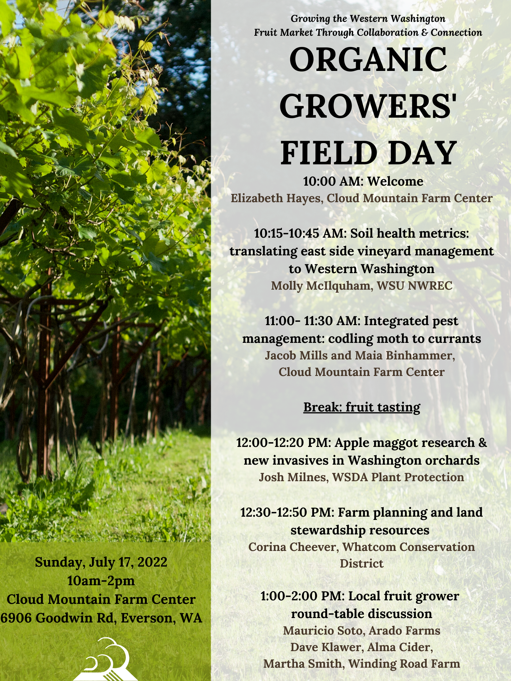 July 17 Field Day - with Agenda(1)