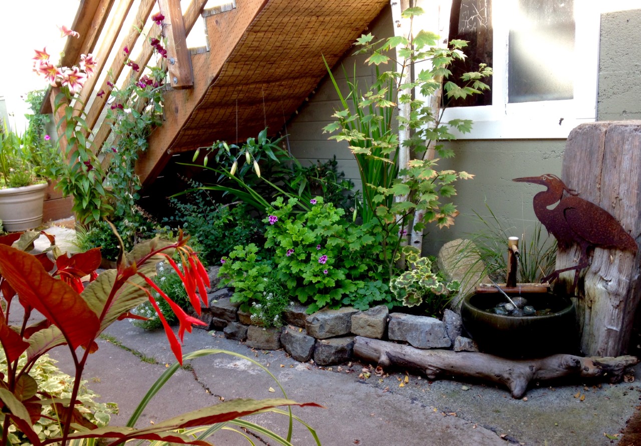 Problem Solving Your Landscape with Repurposed Materials